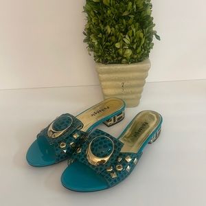 Paitongle Jade Color Sandals Size 37 us 6.5